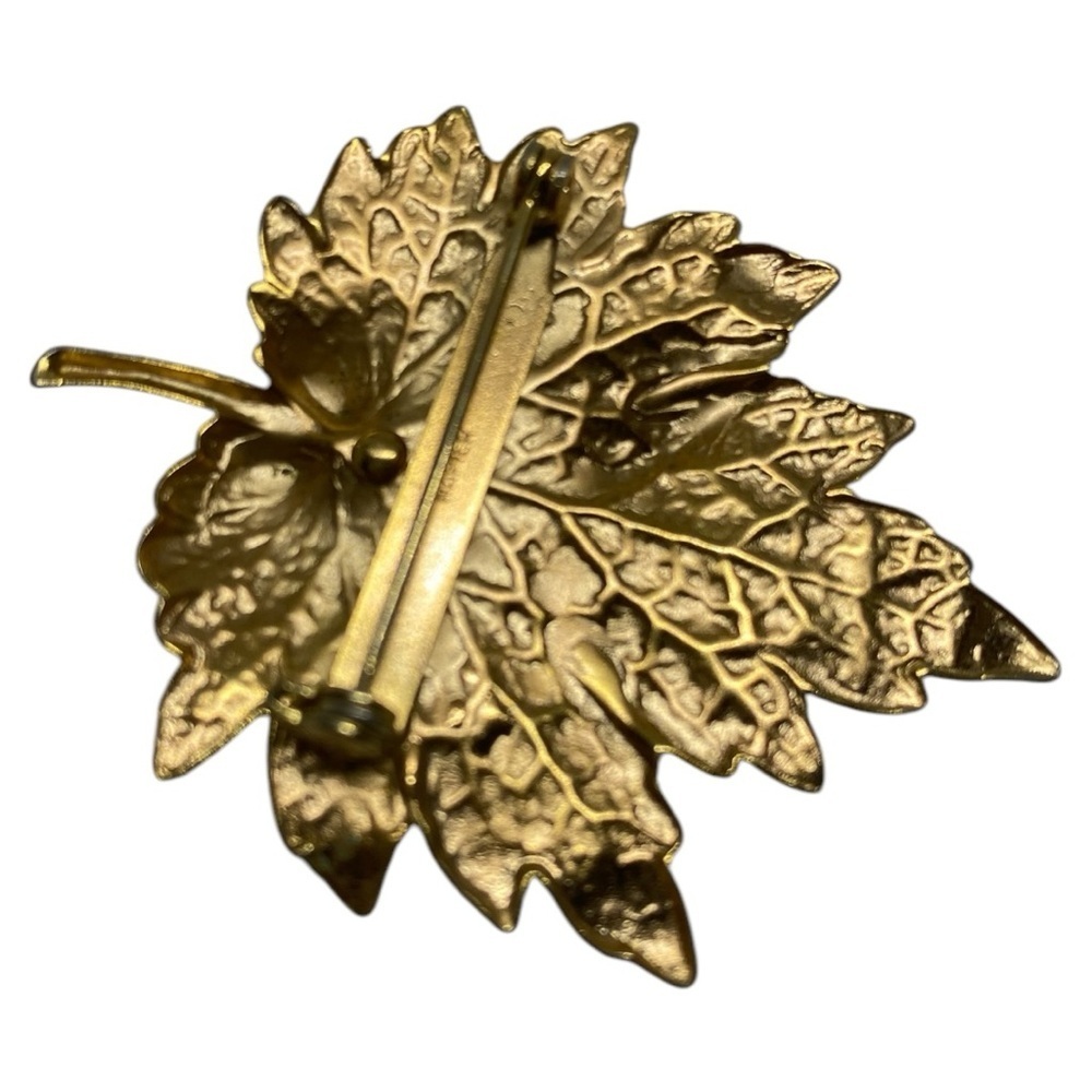 Vintage Napier Leaf Brooch - Picture 6 of 8